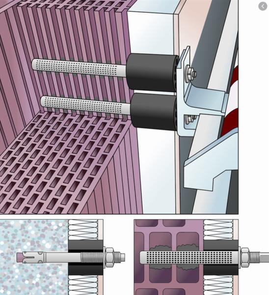Distanzhülse Dimoblock PVC 100 mm